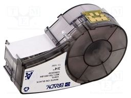 Tape; 19.05mm; 6.4m; black; Character colour: white; self-adhesive