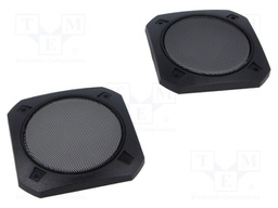 Loudspeaker grille; 100mm; metal,plastic; 2pcs.