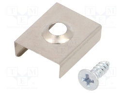 Flexible mounting plate Z; natural; stainless steel