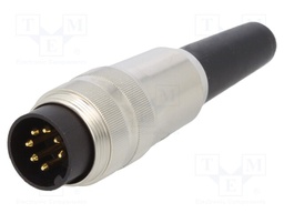 Connector: M16; male; for cable; IP40; plug; soldering; 60V; PIN: 7