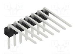 Connector: pin strips; pin header; male; PIN: 7; 2.54mm; THT; 1x7