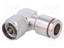 Plug; N; male; angled 90°; 50Ω; CNT-300; clamp; for cable