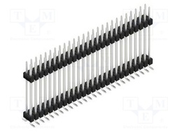 Connector: pin strips; pin header; male; PIN: 52; 2.54mm; SMT; 2x26