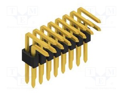 Connector: pin strips; pin header; male; PIN: 16; 1.27mm; THT; 2x8
