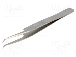 Tweezers; 110mm; for precision works; Blades: narrow,curved