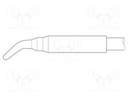 Tip; bent conical; 0.5mm