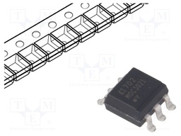 Optotriac; 5kV; Uout: 400V; without zero voltage crossing driver
