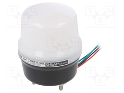 Signaller: lighting; continuous light; Series: QMCL; 24VDC; IP65