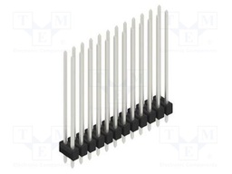 Connector: pin strips; pin header; male; PIN: 24; 2.54mm; THT; 2x12