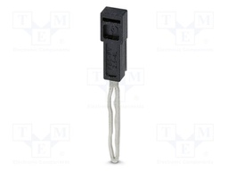 Bridge; PA; L: 30.6mm; ways: 1; W: 5mm; H: 3mm; Body: black