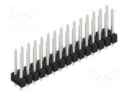 Connector: pin strips; pin header; male; PIN: 30; 2.54mm; THT; 2x15