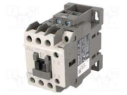 Contactor: 3-pole; NO x3; Auxiliary contacts: NO + NC; 230VAC; 9A