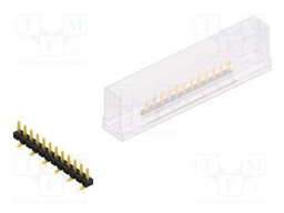 Connector: pin strips; pin header; male; PIN: 12; 2.54mm; SMT; 1x12