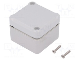 Enclosure: multipurpose; X: 49mm; Y: 51mm; Z: 36mm; ABS; grey; IP67