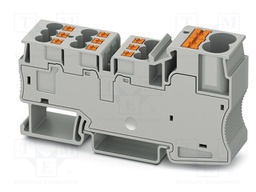 Splice terminal: rail; PT; 32A; 1kV; push-in; PA; L: 42.4mm; 0.5÷6mm2