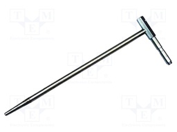 Probe: for measuring earth resistance; silver; 0.3m