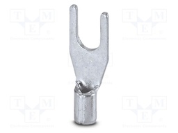 Non-insulated; Body: silver; Tip: fork