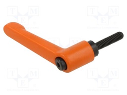 Lever; adjustable; Thread len: 20mm; Lever length: 45mm; GN 300