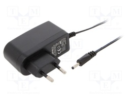 Power supply: switched-mode; constant voltage; 12VDC; 1A; 12W