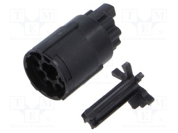 Connector: M17; male; contact insert; PIN: 12; crimped
