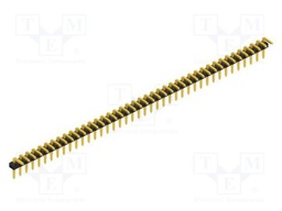 Connector: pin strips; pin header; male; PIN: 41; 2mm; THT; 1x41