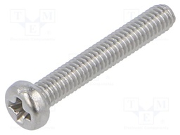 Screw; M2.5x16; 0.45; Head: cheese head; Phillips; PH1; ISO 7048