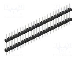 Connector: pin strips; pin header; male; PIN: 24; 2mm; THT; 1x24