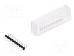 Connector: pin strips; pin header; male; PIN: 24; 1.27mm; SMT; 1x24