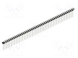 Connector: pin strips; pin header; male; PIN: 44; 2mm; THT; 1x44