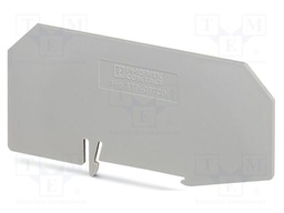 Separating plate; L: 54mm; W: 2mm; H: 102mm; Body: grey