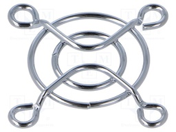 Guard; nickel plated steel; 38x38mm; screws