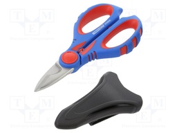 Scissors; for cables; 160mm; Kit: holster,cutters