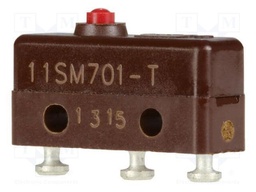 Microswitch SNAP ACTION; without lever,precise operation; SPDT