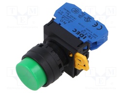 Switch: push-button; 22mm; Stabl.pos: 2; NO; green; none; IP65; Pos: 2