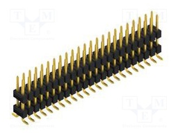 Connector: pin strips; pin header; male; PIN: 46; 2.54mm; SMT; 2x23