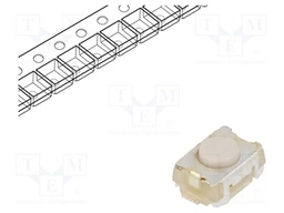 Microswitch TACT; SPST-NO; Pos: 2; 0.05A/12VDC; SMT; 1.57N; 2mm