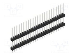 Connector: pin strips; pin header; male; PIN: 23; 2.54mm; THT; 1x23