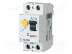 RCD breaker; Inom: 80A; Ires: 500mA; Max surge current: 250A; 400V