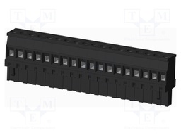 Connector: pluggable terminal block; plug; female; angled 90°