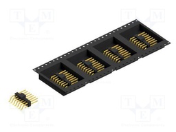 Connector: pin strips; pin header; male; PIN: 14; 2.54mm; SMT; 2x7