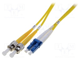 Fiber patch cord; OS1; LC/PC,ST/PC; 1m; LSZH; yellow