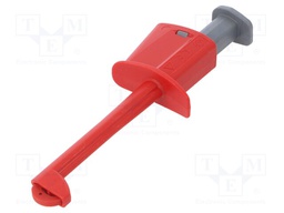 Clip-on probe; hook type; 20A; red; 137mm