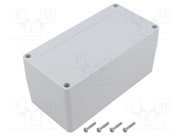 Enclosure: multipurpose; X: 80mm; Y: 160mm; Z: 75mm; ZP; ABS; gasket