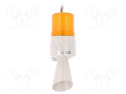 Signaller: lighting-sound; 24VDC; Colour: amber; IP54; -30÷50°C