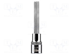 Socket; hex key,socket spanner; HEX 10mm; 1/2"