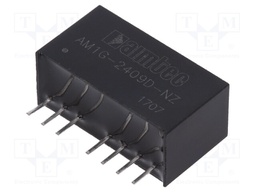 Converter: DC/DC; 1W; Uin: 18÷36V; Uout: 9VDC; Uout2: -9VDC; SIP8