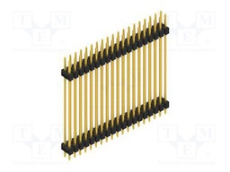 Connector: pin strips; pin header; male; PIN: 38; 2.54mm; THT; 2x19