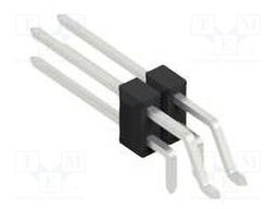 Connector: pin strips; pin header; male; PIN: 4; 2.54mm; SMT,THT