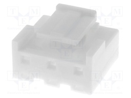 Plug; wire-board; female; 5mm; PIN: 3; Colour: white