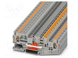 Splice terminal: rail; 20A; 400V; push-in; PA; 0.14÷4mm2; ways: 1